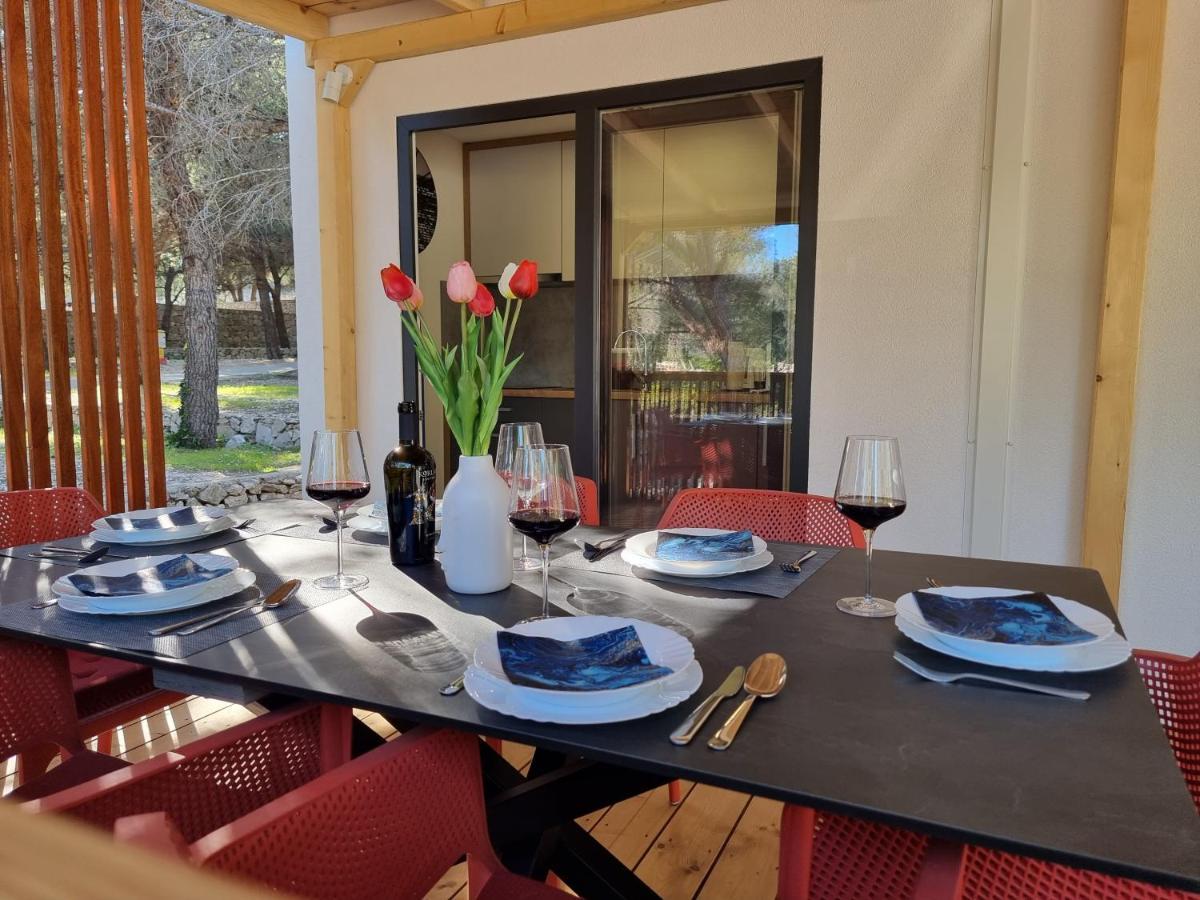 Premium Mobile Home Sun & Joy - Oaza Mira Camping Drage Exteriér fotografie